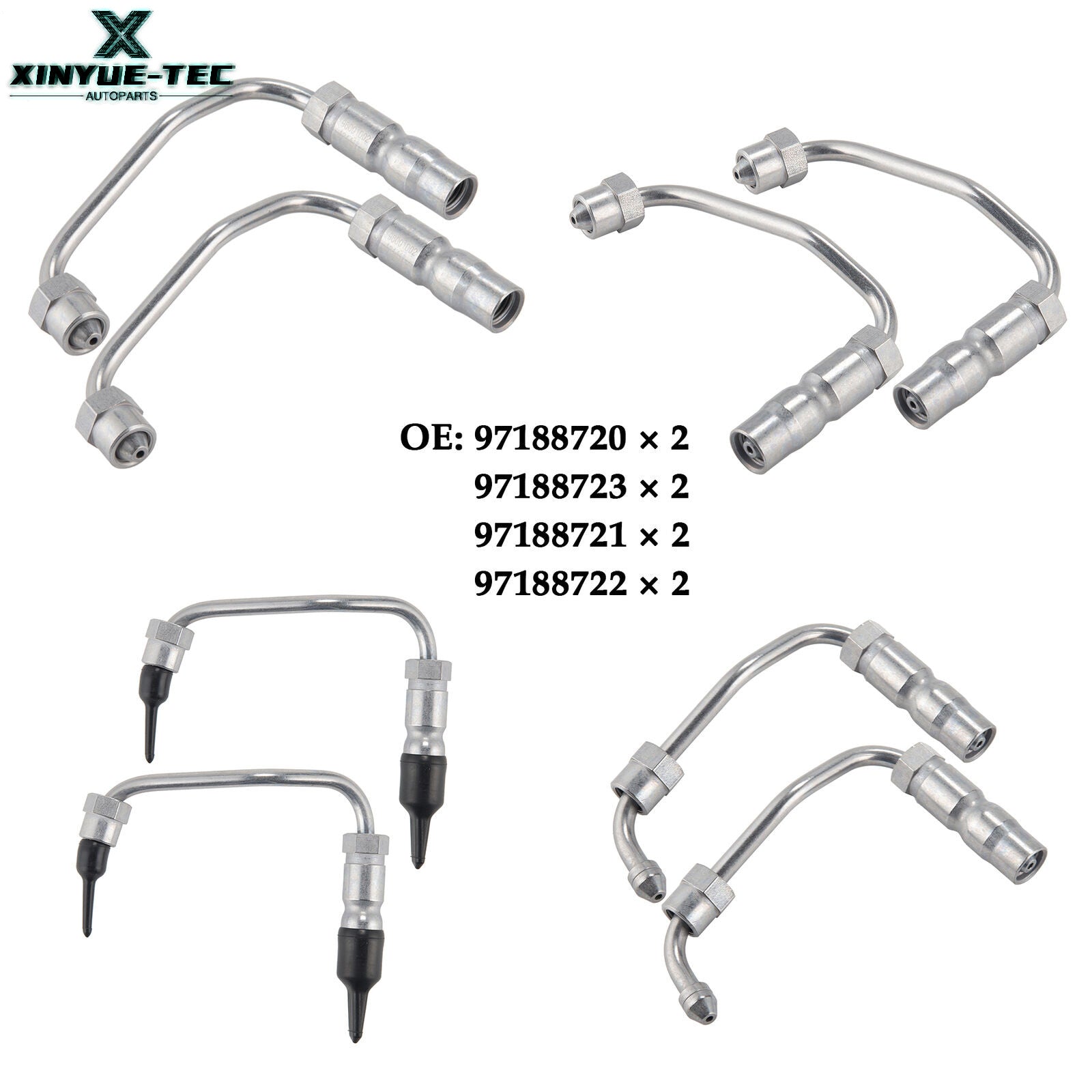 New Fuel Injector Line Set for Chevrolet for GMC 6.6L LB7 Duramax Diesel 2001-2004