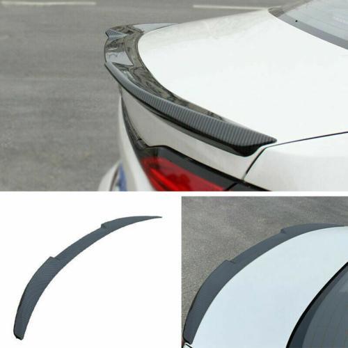 for Toyota for Corolla 4DR sedan Carbon Look Rear Trunk Spoiler Lip Tail Wing Trim