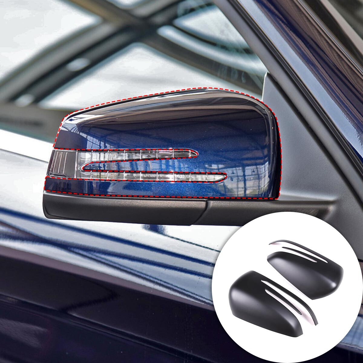 2-Pack ABS Black Front Door Storage Box Trays for Honda Pilot 2015-2022 USA