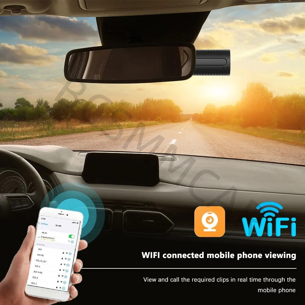 360¡ã Hidden Dash Cam Car DVR Camera Night Vision G-sensor Dashcam Video Wifi APP