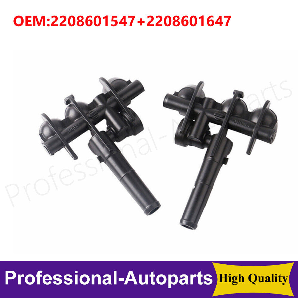 1 pair of L+R headlight washing machine nozzles suitable for Mercedes-Benz W220 S430 S500 S600 S55 AMG