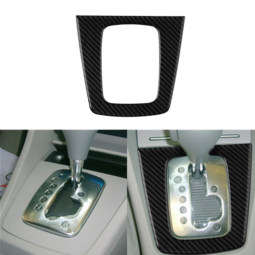 Carbon Fiber Automatic Gear Shift Panel Frame Trim Cover for Audi for A4 S4 2005-08
