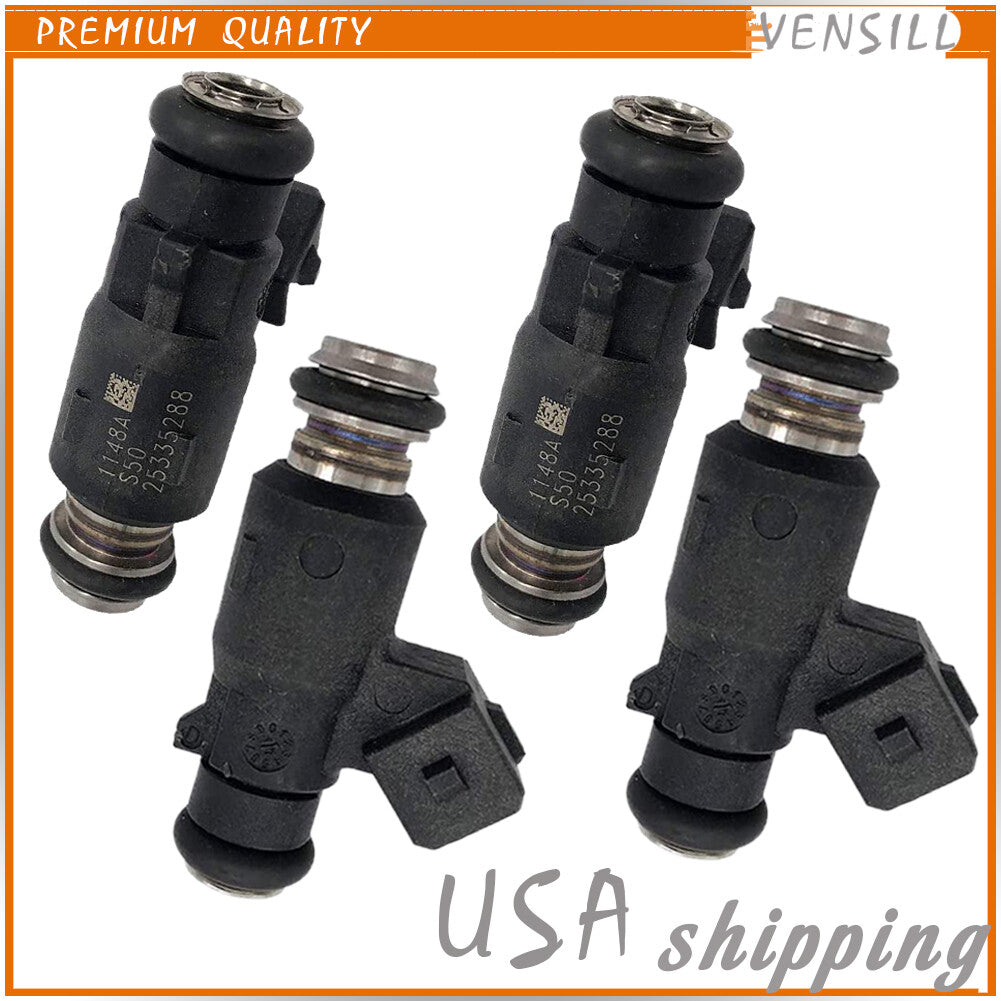 4PCS Fuel Injector Fit For 2002-2006 for Mercury Mariner Outboard 40HP-60HP 25335288