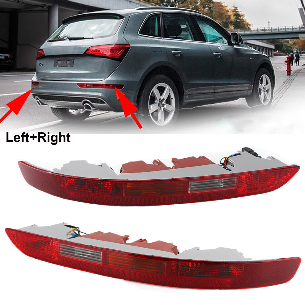 2x Rear Bumper Lower Tail Light Brake Stop Lamp 8R0945095 for Audi for Q5 2009-2016