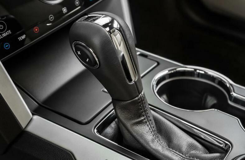 Central Console Gear Shift Knob Trim 3PCS for Ford Explorer 2011-2019 Wood Grain