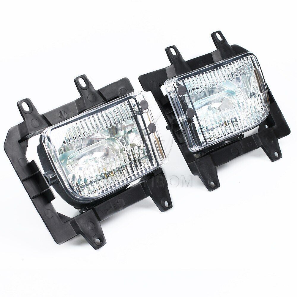 1 Pair Front Lower Bumper Fog Light Lens Cover Clear for BMW E30 325i 1985-1993