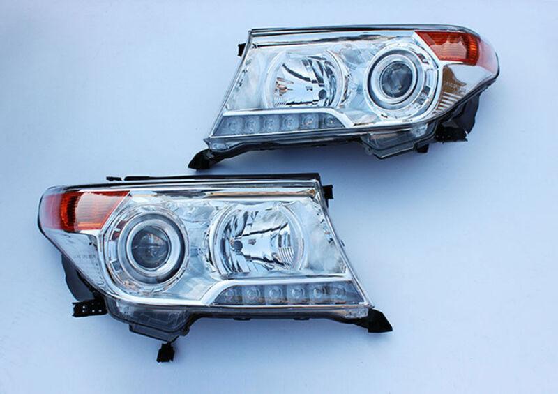 for Toyota for Land Cruiser LC200 2008 - 2015 LED Headlights Head Light Lamp 2Pcs