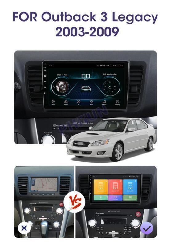 9 for Subaru Legacy Outback 03-09 Android 10.1 Stereo Radio GPS Head Unit 4+32G
