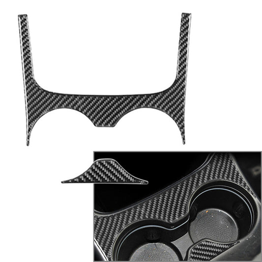 Central Console Water Cup Holder Panel Cover Trim Black for Dodge Journey 11-18