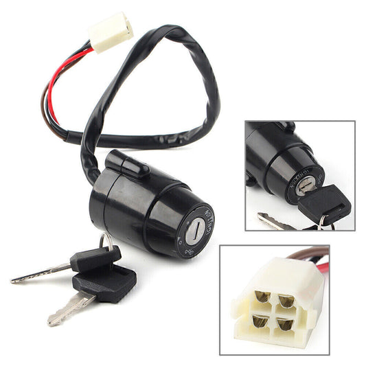 Ignition Switch 4-Wires Fit for Yamaha XT250 XT500 DT100 DT125 DT175 DT250 DT400