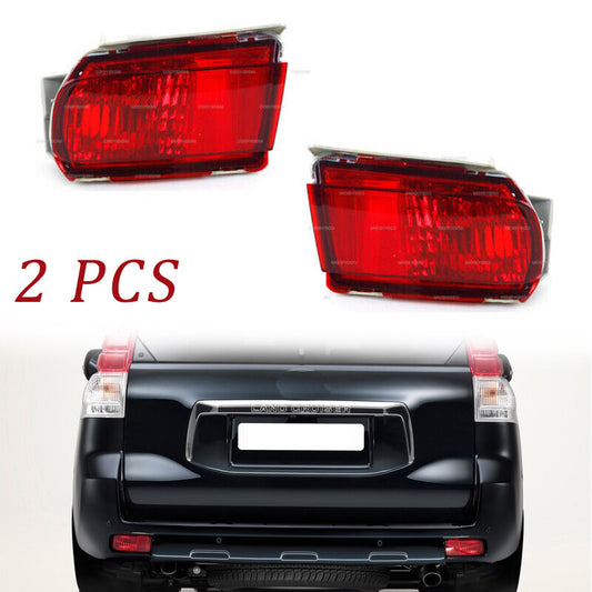 for Toyota for Land Cruiser Prado FJ150 2010-2015 Red Fog Light Rear Bumpe Lamp Pair