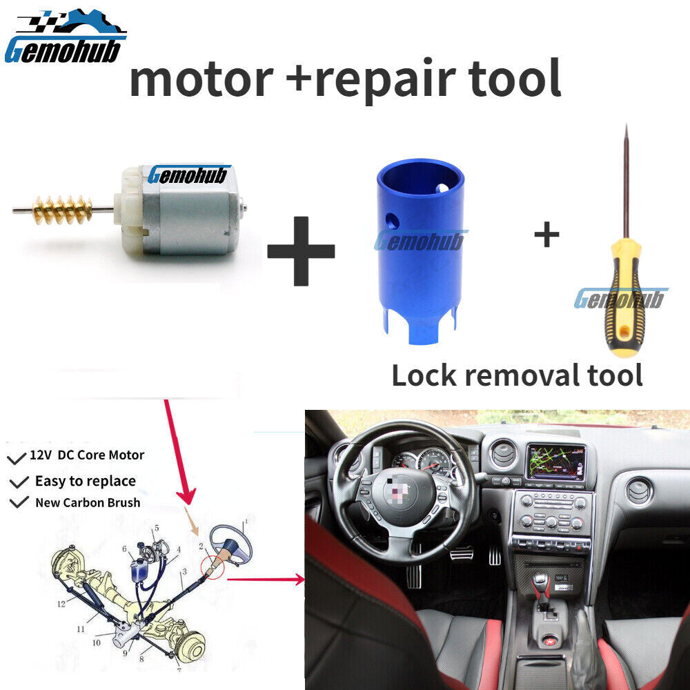 Electronic steering column lock motor Repair for 2006-2010 for VW for Passat B6