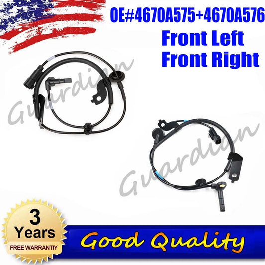 new right front + left ABS speed wheel sensor 4670A575 4670A576 for Mitsubishi .