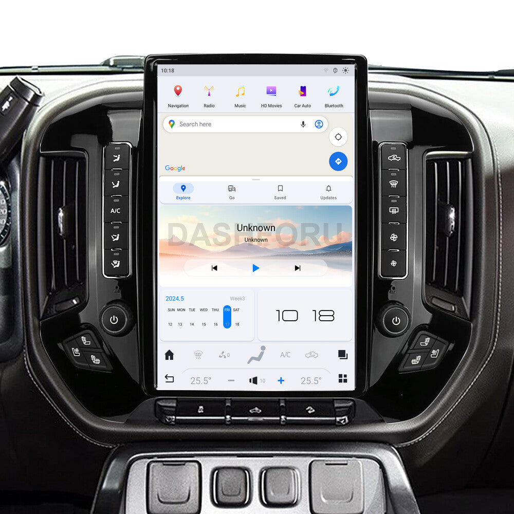 for Chevrolet Silverado 2013-2019 Android 13 Vertical Screen 2K 14.4¡å GPS radios