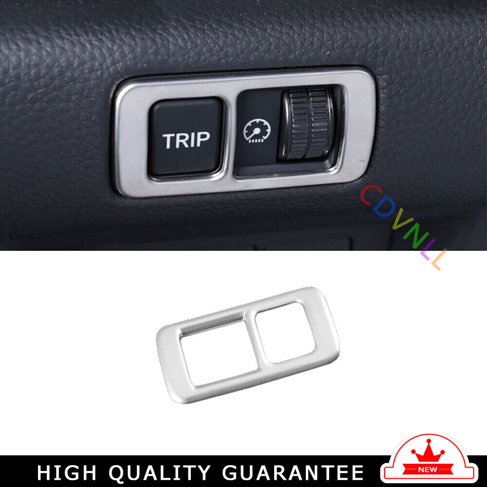 Headlight Button Frame Button Trim for Honda Accord 10TH 18-2022 Silver Titanium
