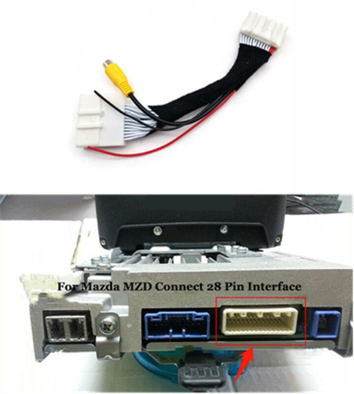 28P Reverse Camera Cable for Mazda 2, 3, 6, CX-5, Demio, Axela, Roadster, MX-5, Miata