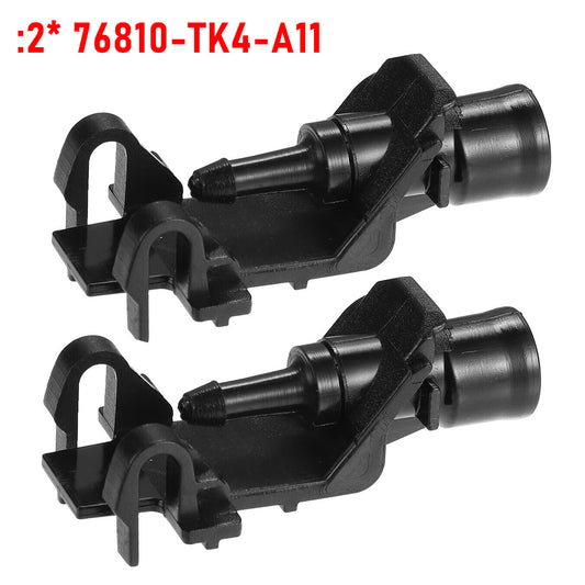 1 Pair Nozzle Assembly Front Windshield Washer Fit for Acura 76810-TK4-A11