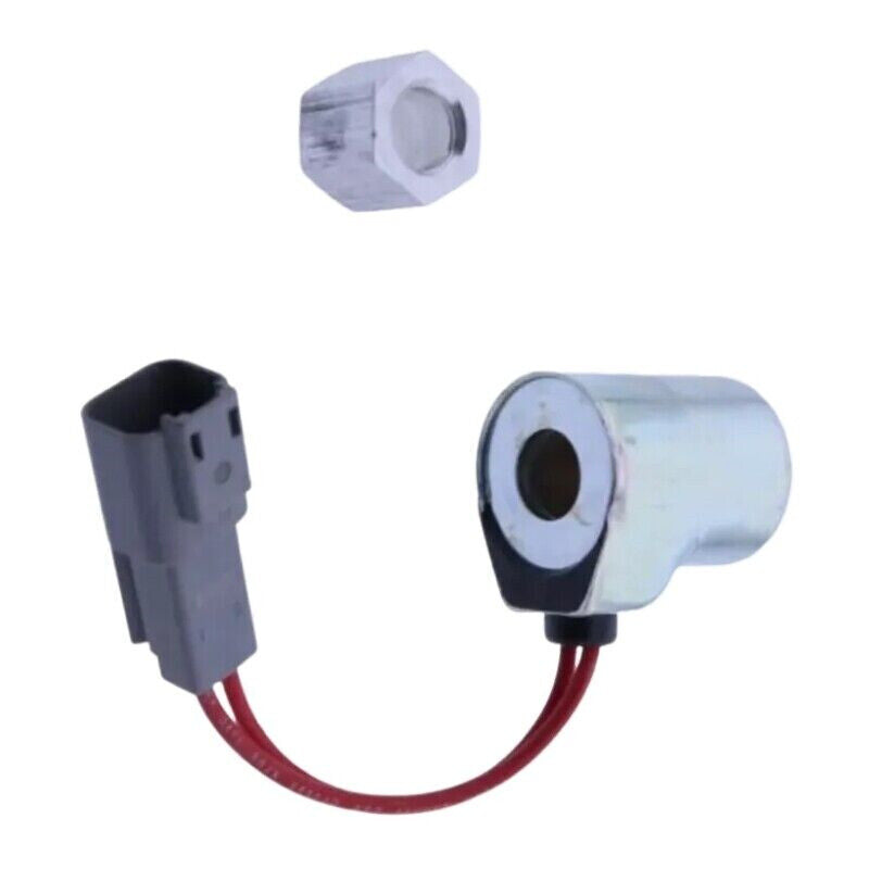 Solenoid valve coils 6678891 and 38010061 are suitable for Bobcat loaders 753, 773, A300, and S130-.