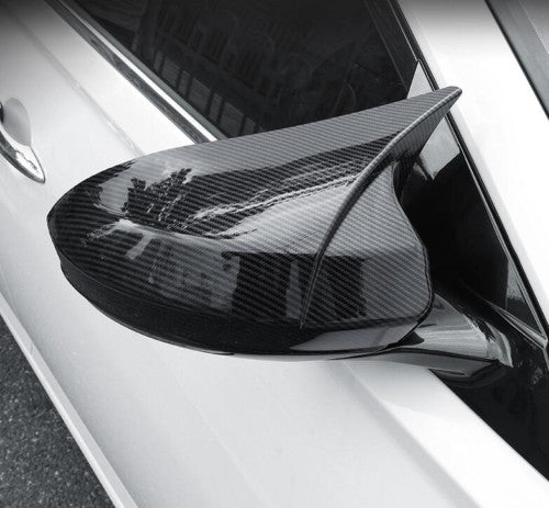 2019-24 for Nissan Altima Carbon Fiber style Door Rear View Mirror Cover Trim 2P