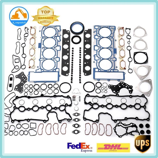 Overhaul Rebuild Gasket Seals Kit for Audi S5 A6 for A8 Q7 for VW Touareg 4.2L Engine