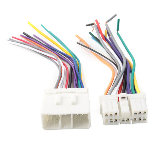 Radio Stereo Installation Wiring Wire Harness Combo Set Fit for Subaru 1990-2007