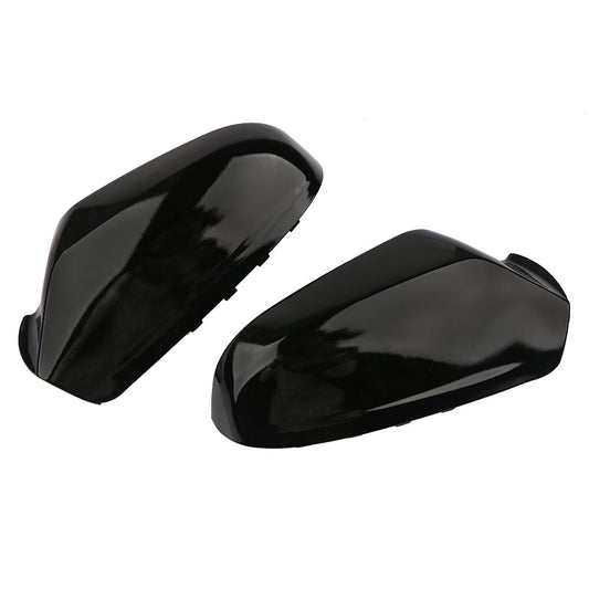 2x Rear view Wing Door Mirror Cover Cap Gloss Black for VAUXHALL ASTRA 2004-2009