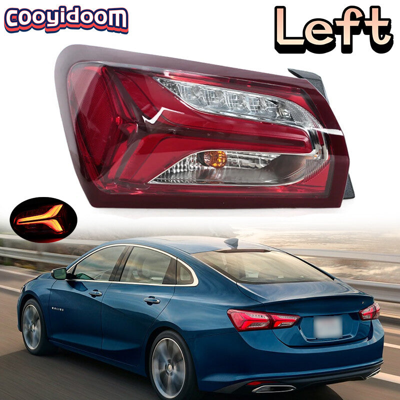 Left Rear Outside Taillight assembly LED for Chevrolet Malibu XL 2019-2021