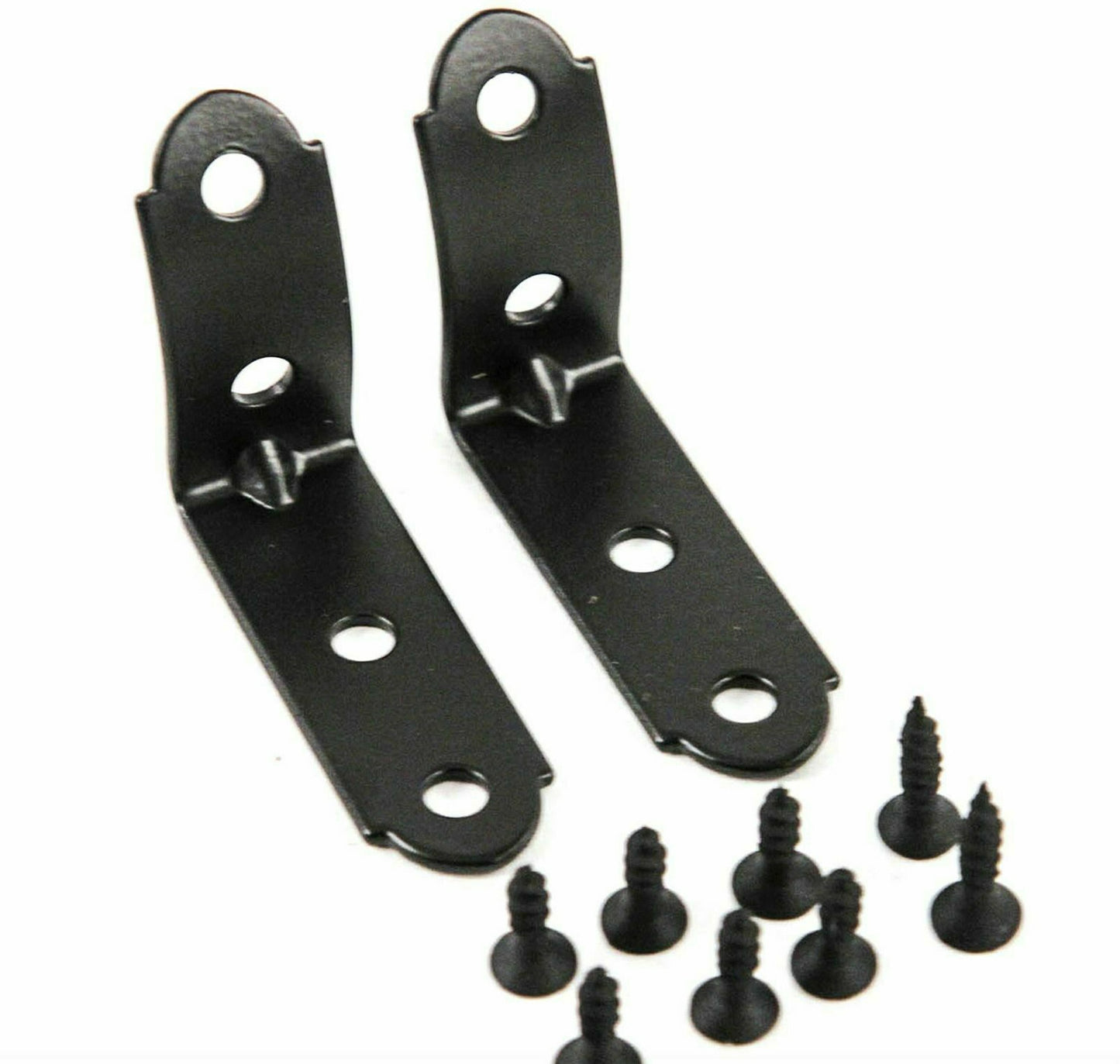 2pc glove box repair kit for 2001-2008 for Audi A4, B6, B7, S4, RS4, 8E - Black replacement.