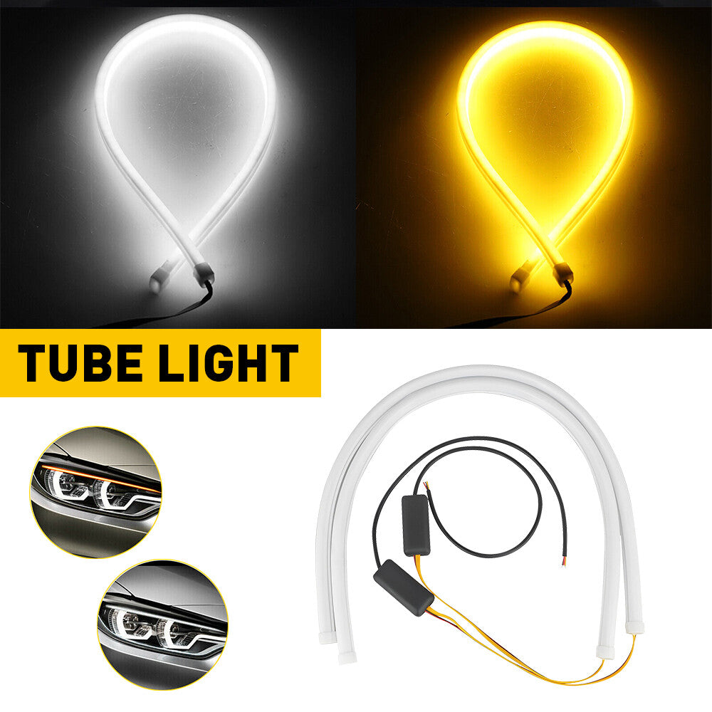 2 x 60cm LED light source DRL light source white light bright ...
