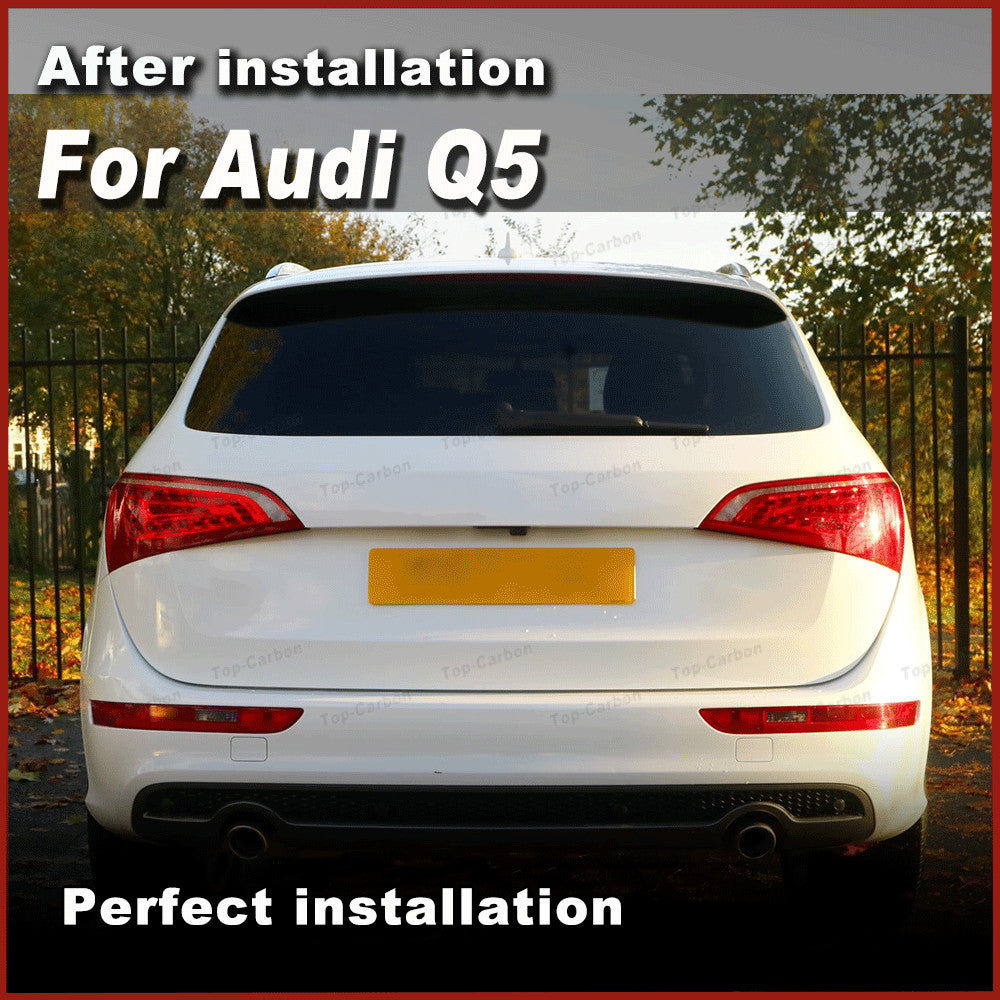 Unpaint PU Rear Roof Spoiler Window Top Racing Wing Lip for Audi Q5 8R SUV 09-11