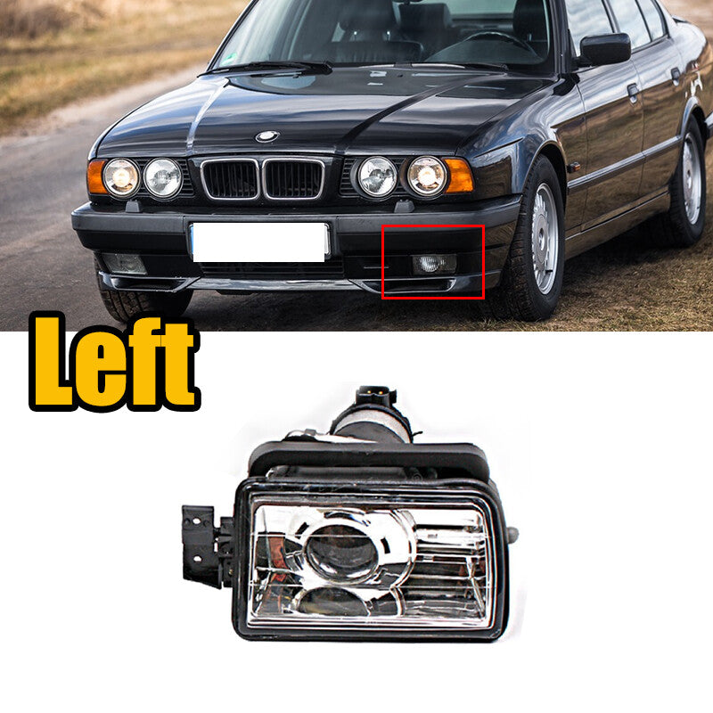 The left front bumper fog light and daytime running light are applicable to for BMW 5 E34 models from 1988 to 1995.