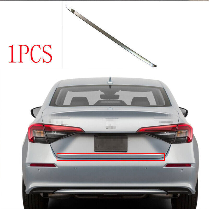 Chrome Steel Tailgate Trunk Lid Lower Strip Trim for Honda for Civic 11th 2022-2023