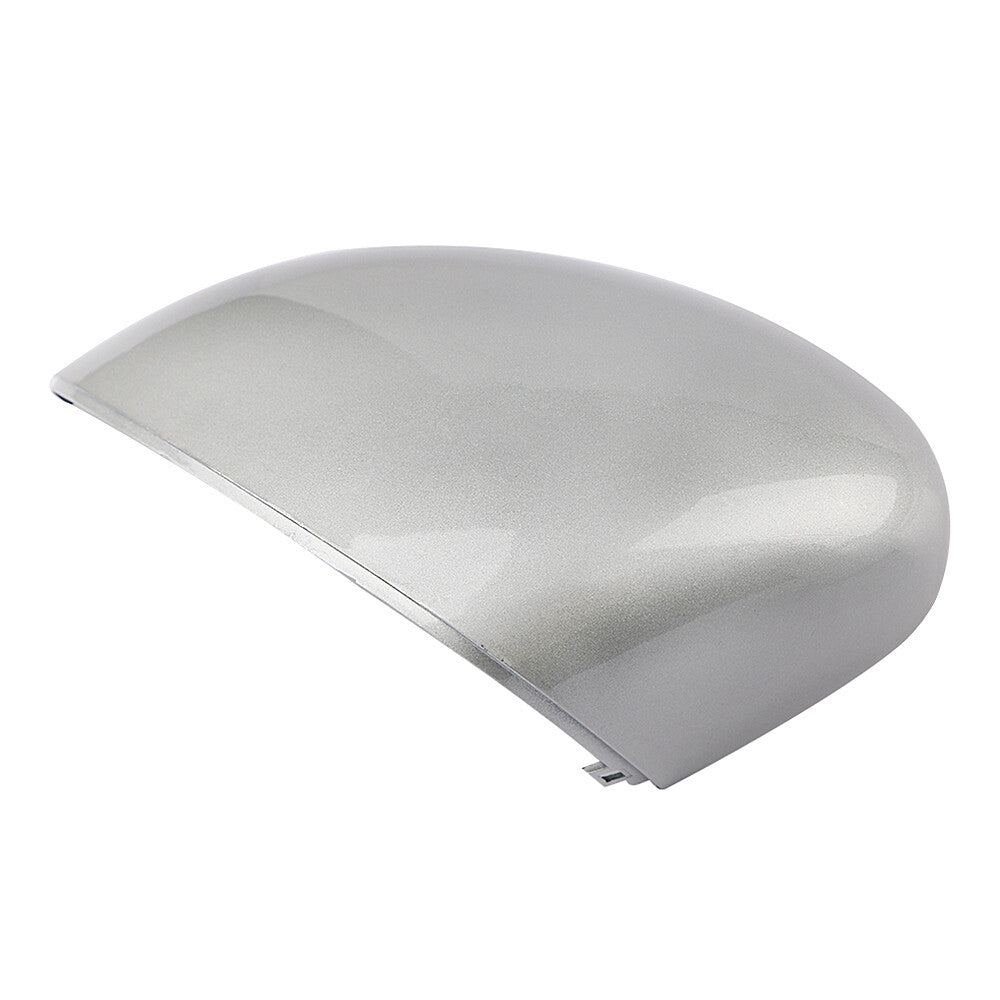 Passenger-side silver wing door mirror cover (left) applicable to for Ford Fiesta MK7 2008 - 2017