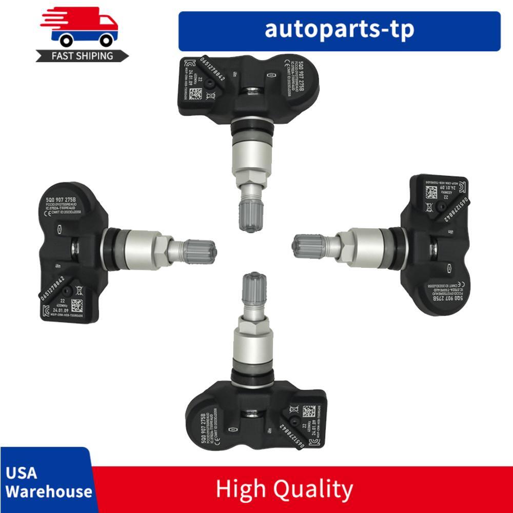 4. Tire Pressure Sensor (TPMS) for Audi TTS and for Volkswagen for Jetta 1.4L, 433MHz, 5Q0907275B