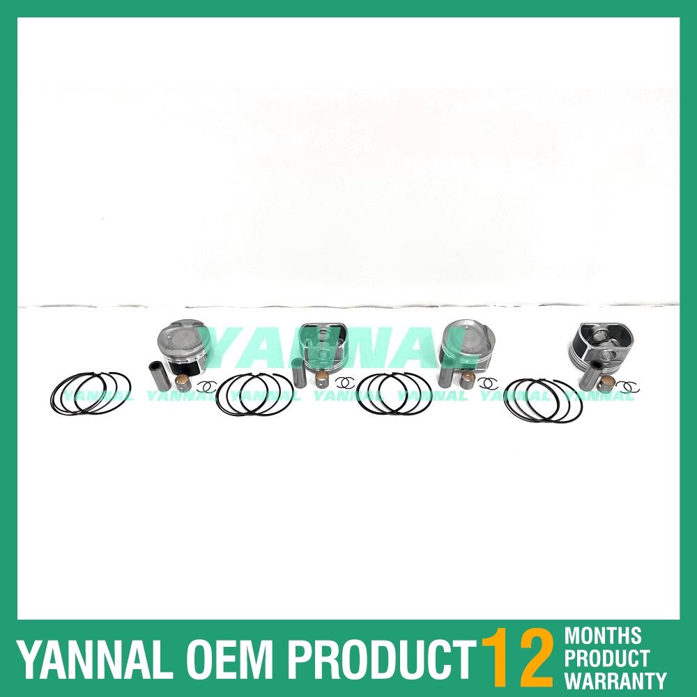 Cylinder piston kit with piston rings for Toyota 1AZ engine parts