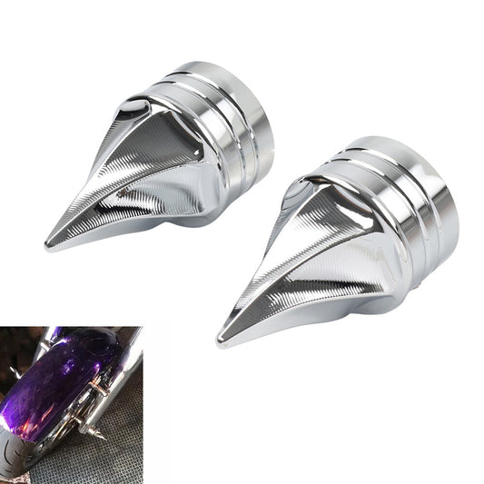 Front Axle Nut Cap Cover FITS for Harley Touring Road Street Glide Softail Sportster