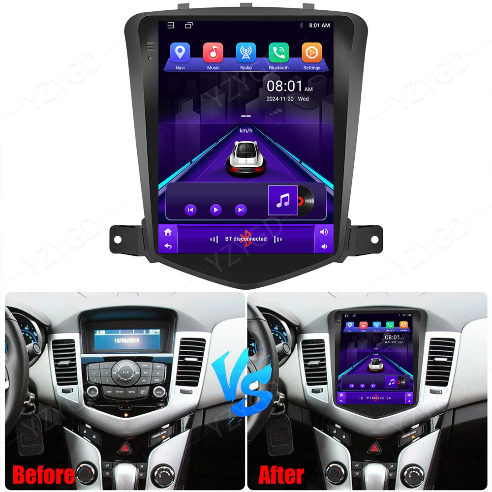 for Chevrolet for Cruze 2009-2015 Android Auto CarPlay Car Radio Stereo Screen GPS