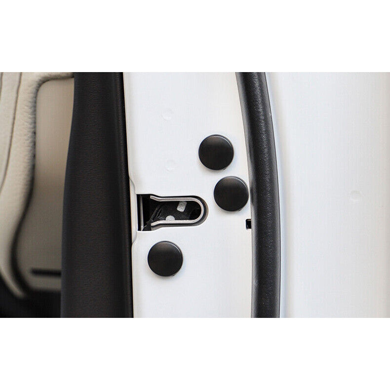 for Volvo S90 2017-2022 black Car Inner Door Lock Screw Protector Cover Cap Trim