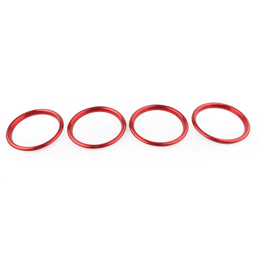 Interior Air Vent Outlet Trame Ring Cover Trim Fit for Audi A3 S3 Q2L 2012-2019 Red