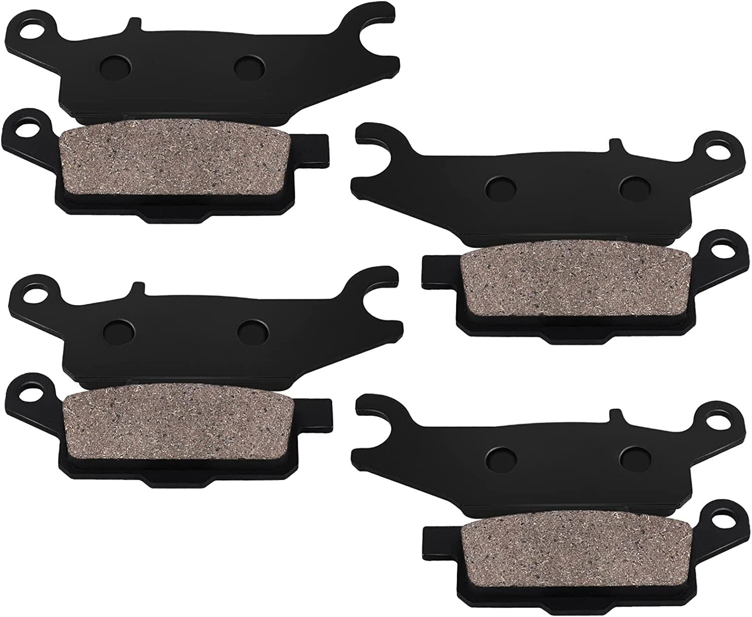 Front Rear Brake Pads for YAMAHA YFM550 YFM 550 Grizzly 550 2009 2010 2011 2012