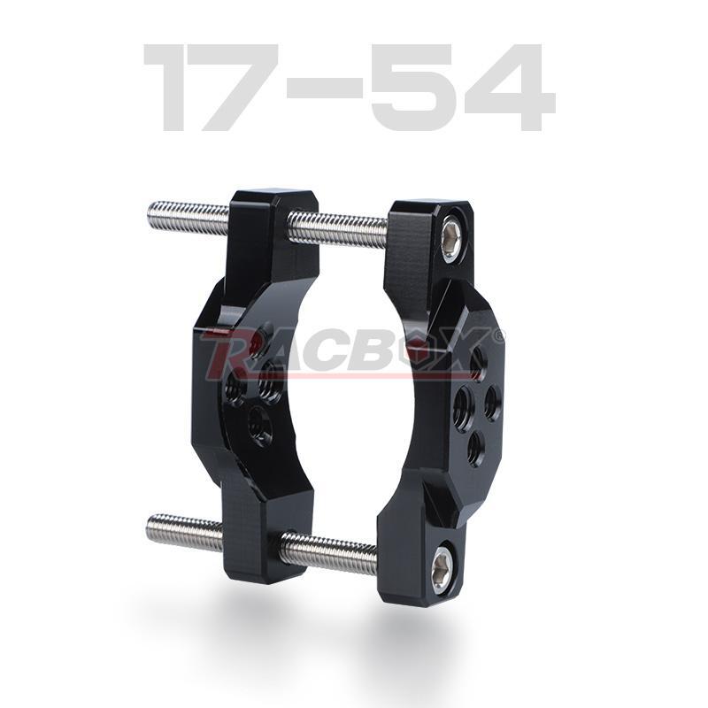 2 Motorcycle Tube Fork Bar Headlight Mount Bracket Clamp Fog Spot Light Holder