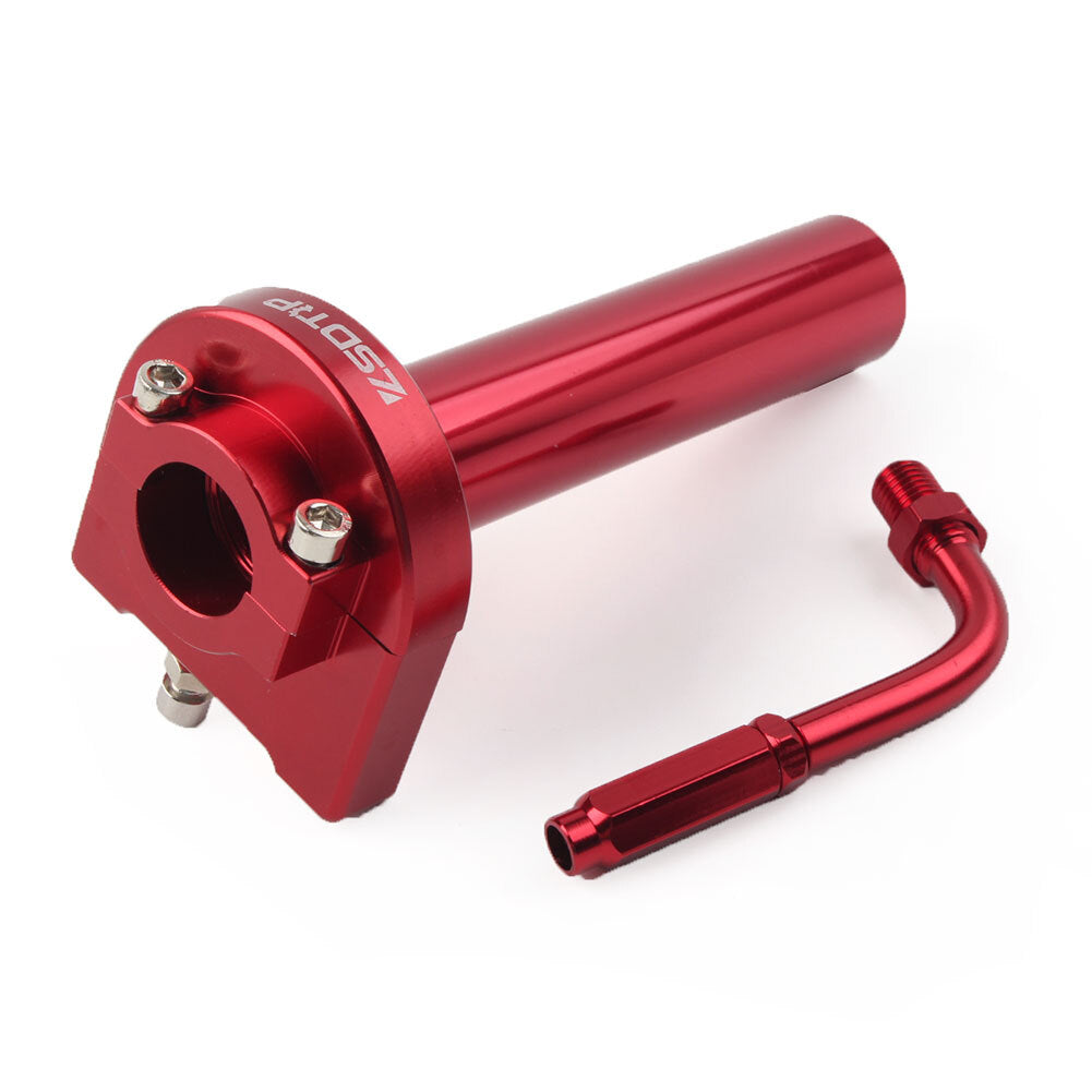 Universal 90¡ã Red Throttle Cable Adjuster Hand Grip Twist Throttle Accelerator