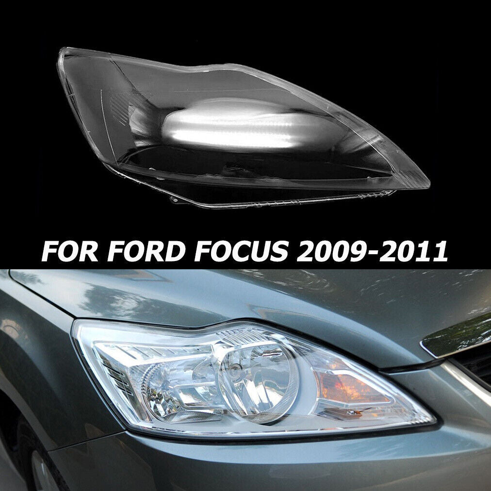 Fit for Ford Focus 2009 2010-2011 Transparent Headlight Cover Lens Right 1PCS