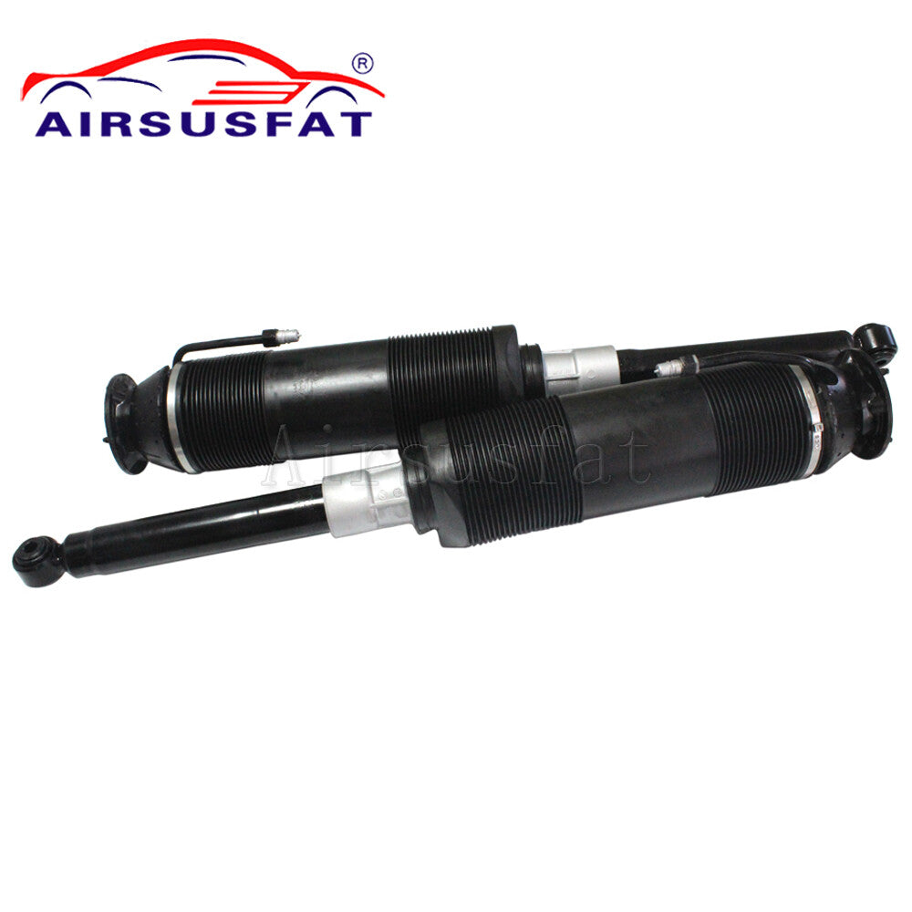 Two rear hydraulic shock absorber ABC struts for Mercedes W220 W215 CLS class vehicles (2000-2006-).