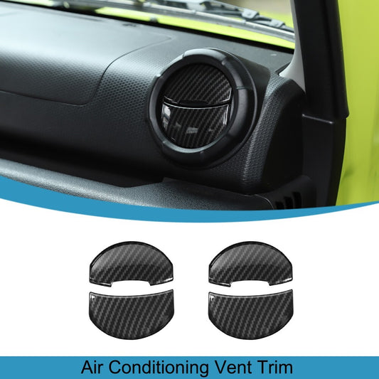 Carbon Center Console Air Condition Vent Outlet Cover for Suzuki for Jimny 2019-2023