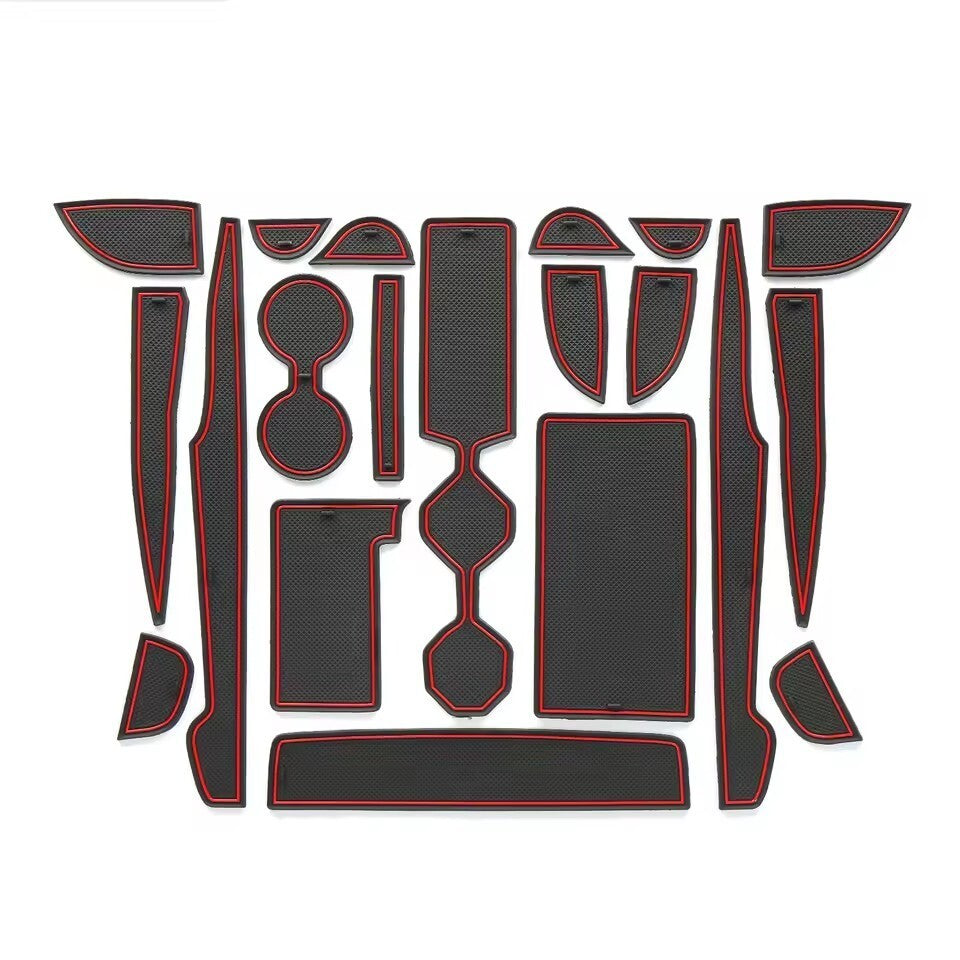 for Toyota for Camry 9TH 2024 2025 Anti-Slip Gate Slot Cup Mat Non-slip Door RED