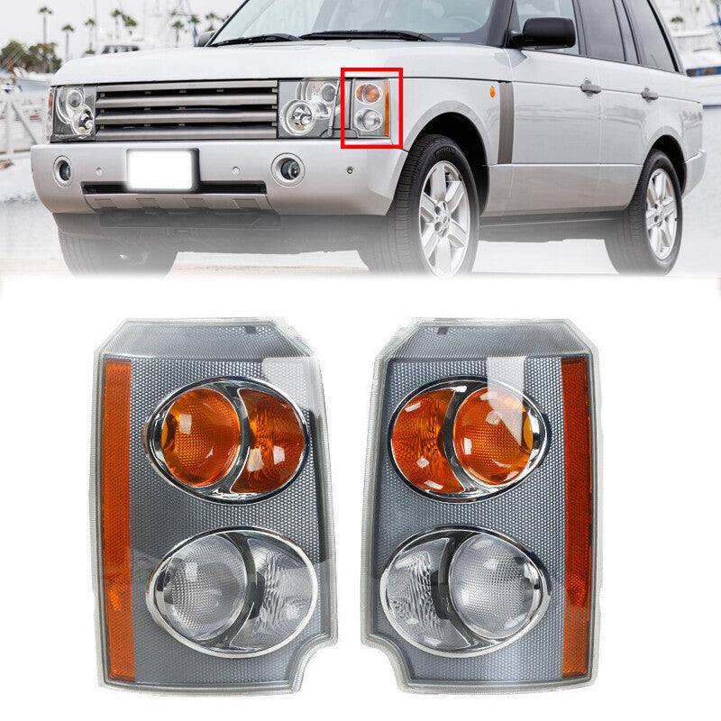 Pair Front Corner lamp turn signal lamp for Land Rover for Range Rover L322 2003-05