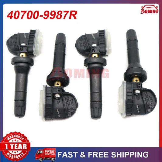 4PCS NEW TPMS Tire Pressure Monitor Sensor 40700-9987R 433MHZ for Renault Captur