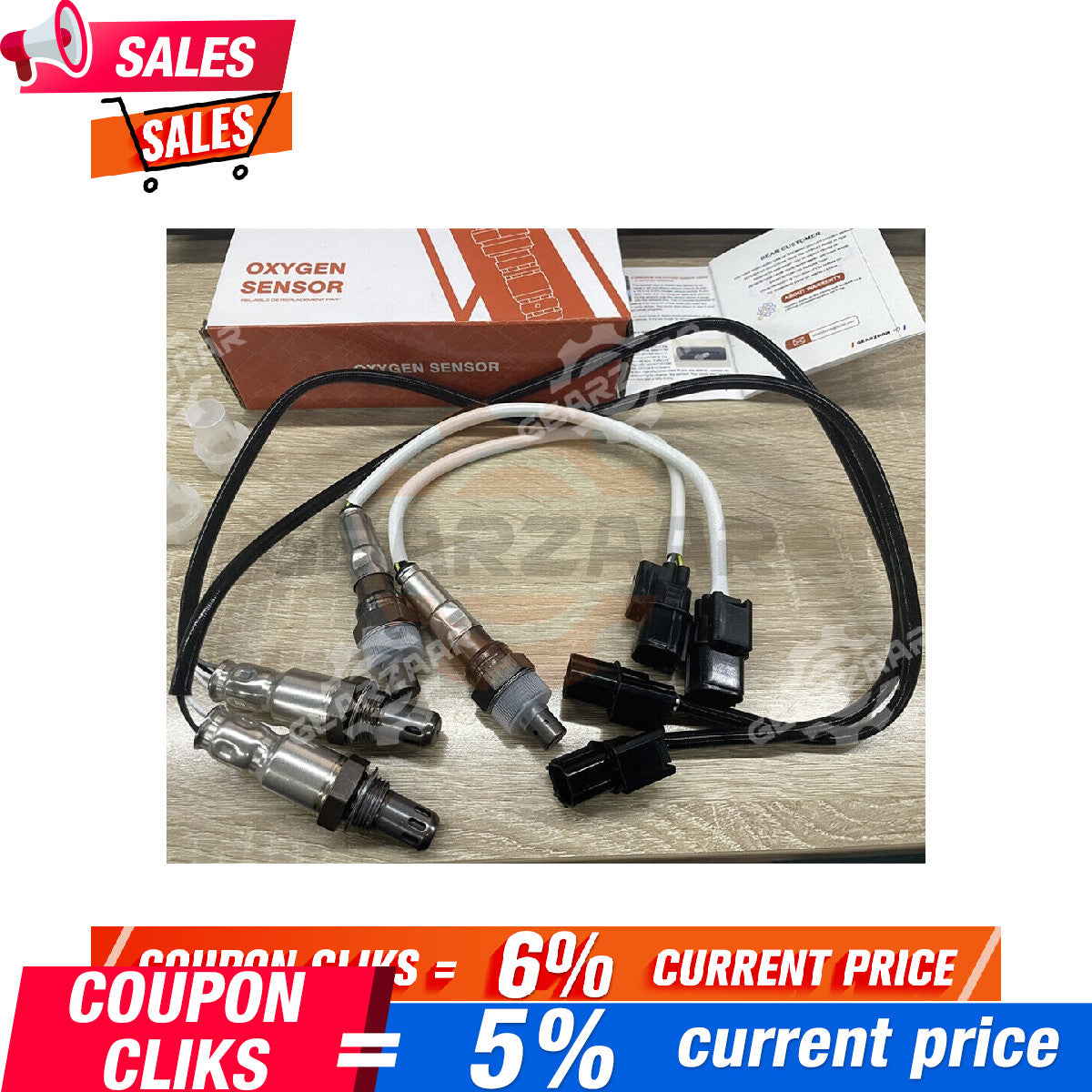 4X Upstream Downstream O2 Oxygen Sensor For 2011-2013 for Honda Odyssey V6 3.5L US