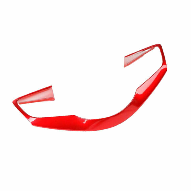 Inner Steering Wheel Button Frame Cover Trim for Kia Seltos 20-2022 Bright Red